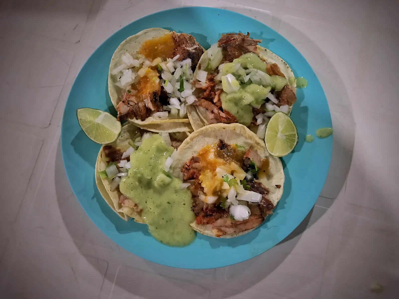 Al pastor tacos. The photo was not taken at a Duluth restaurant.