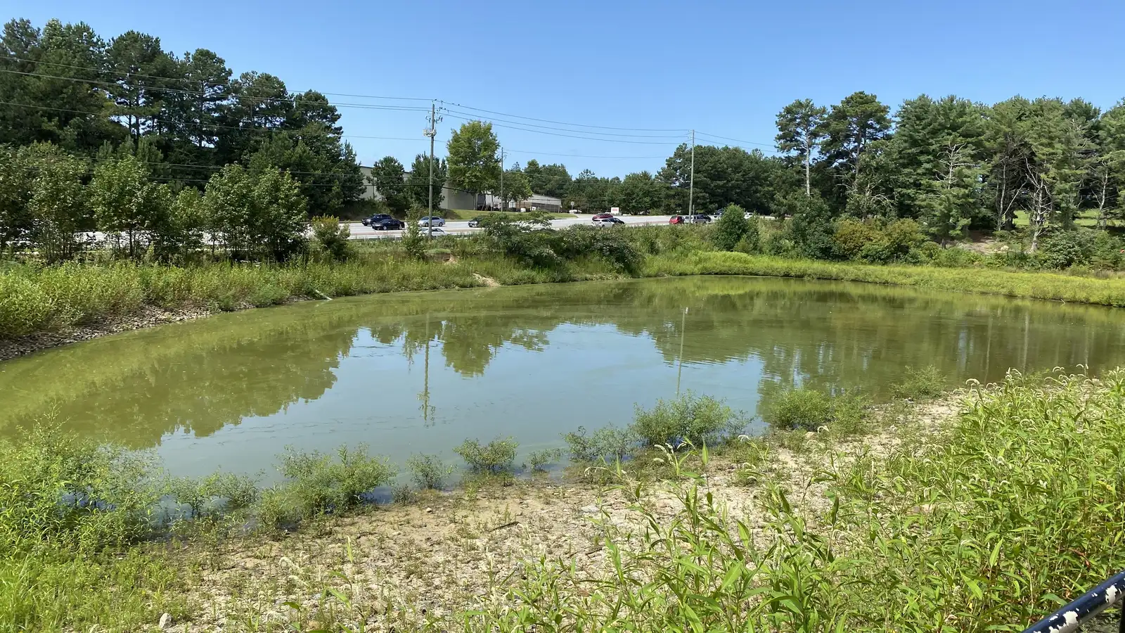 The pond at Shorty Howell Park on Pleasant Hill Road in Duluth, about a mile north of Chesney Elementary